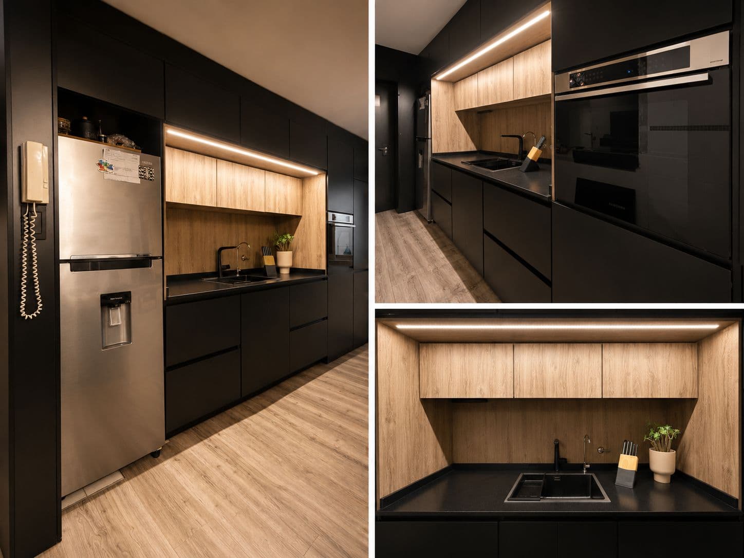 Cocina Negro opaco